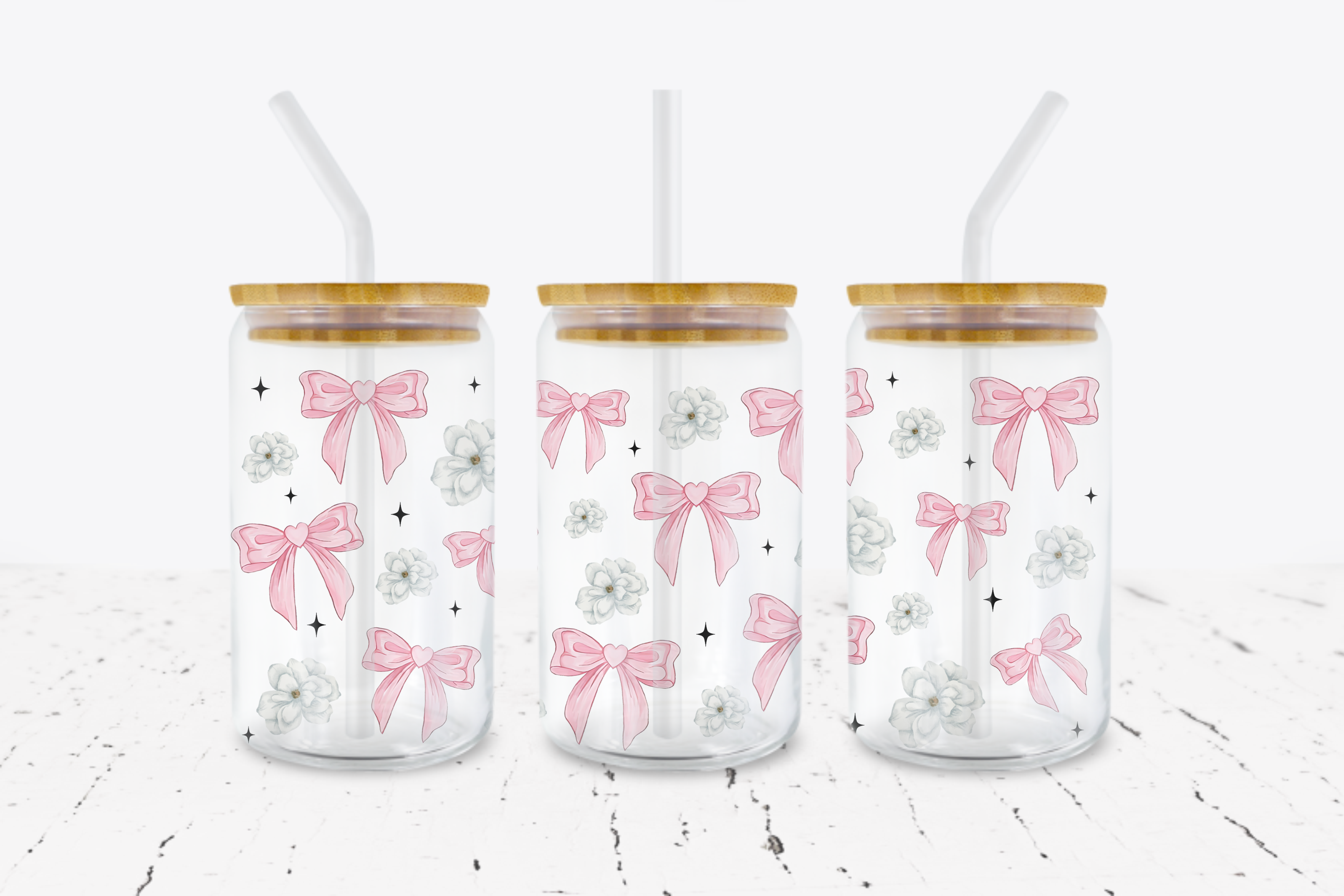 Bows & Blossoms -  UV DTF Transfer Wraps