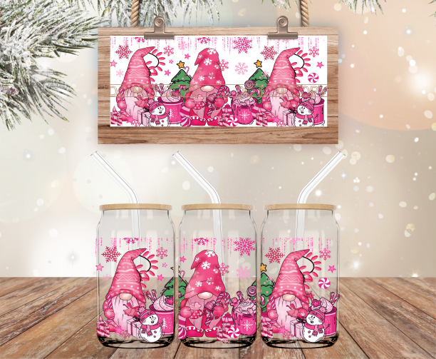 Christmas Gnomes -  UV DTF Transfer Wraps