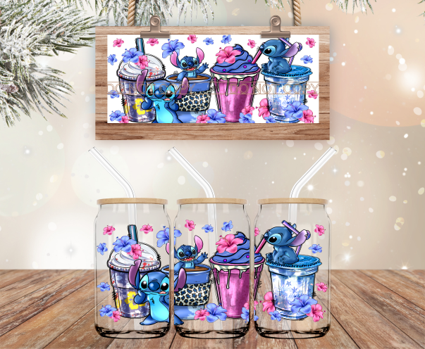 Character - 16 oz Libbey Glass Can Wrap