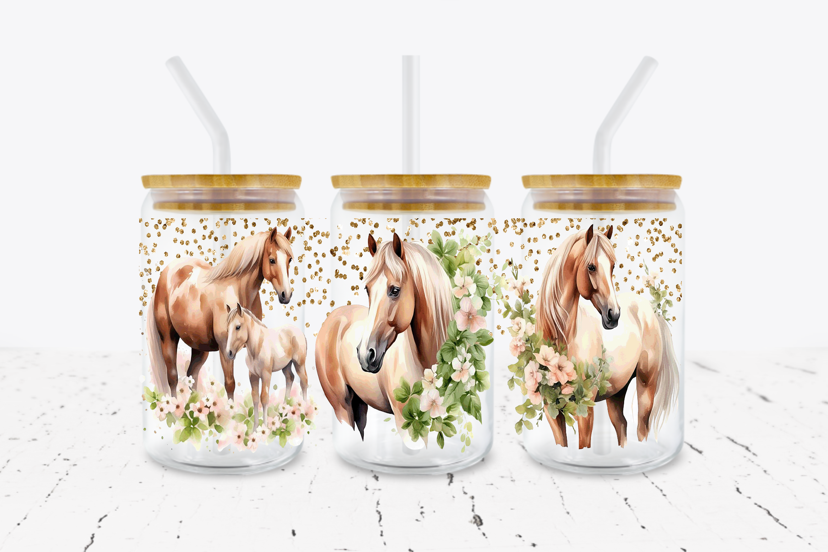 Horses -  UV DTF Transfer Wraps