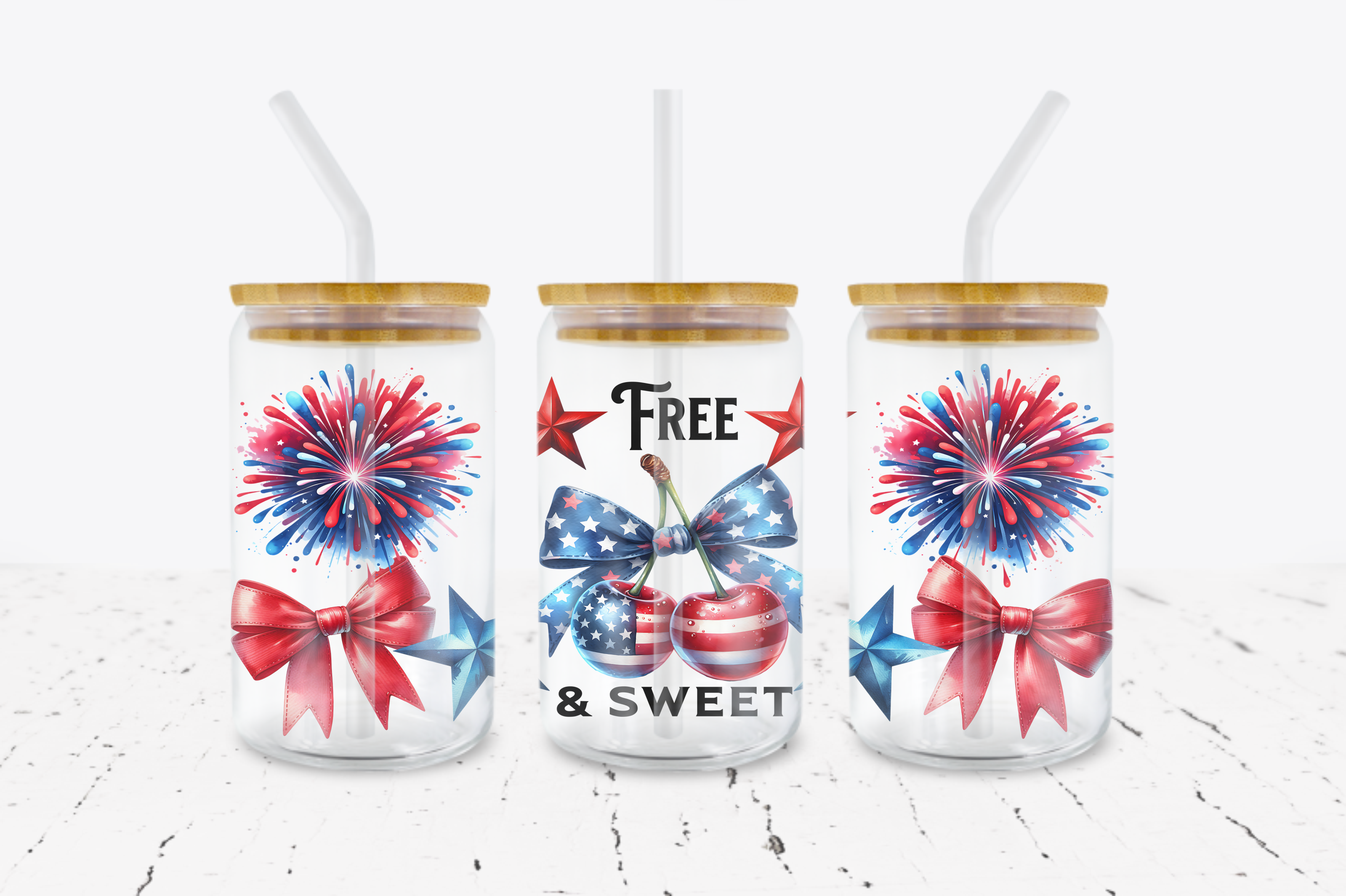 Free & Sweet -  UV DTF Transfer Wraps