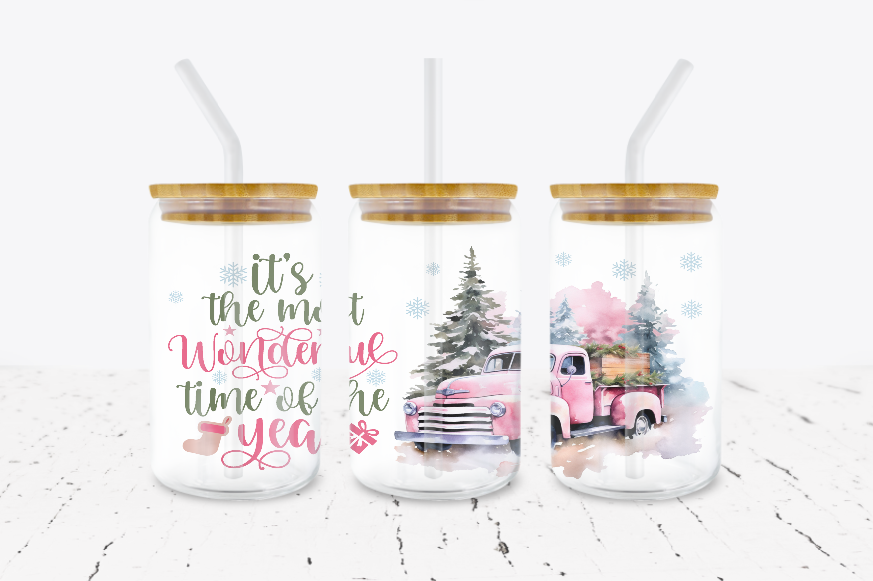 It's The Most Wonderful Time Of The Year -  UV DTF Transfer Wraps