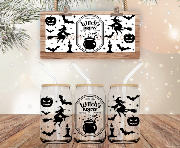 Witches Brew - 16 oz Libbey Glass Can Wrap