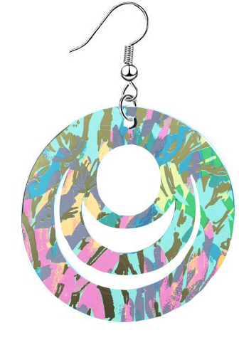 Boutique - Lilly P Inspired - Round Template Transfers