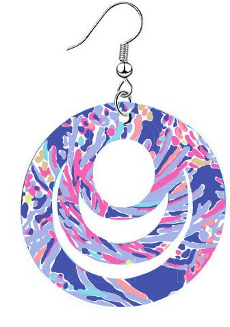 Boutique - Lilly P Inspired - Round Template Transfers