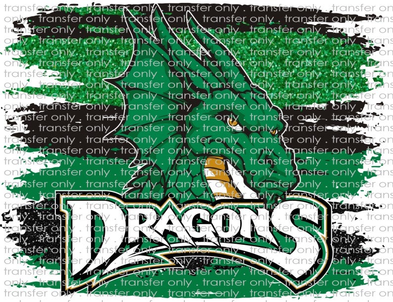 Waterslide, Sublimation Transfers - Team Mascots - Glitter