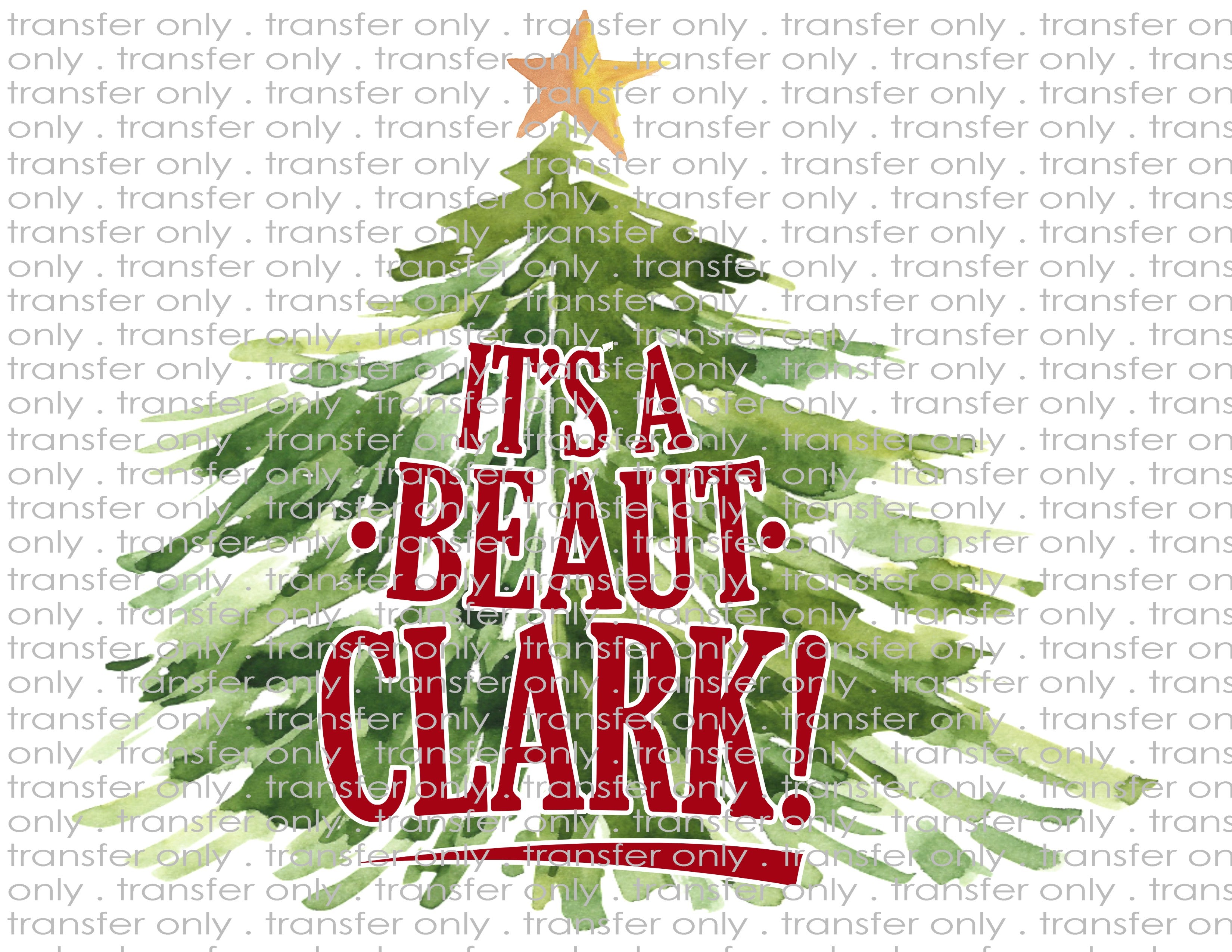 Griswold Christmas - Waterslide, Sublimation Transfers