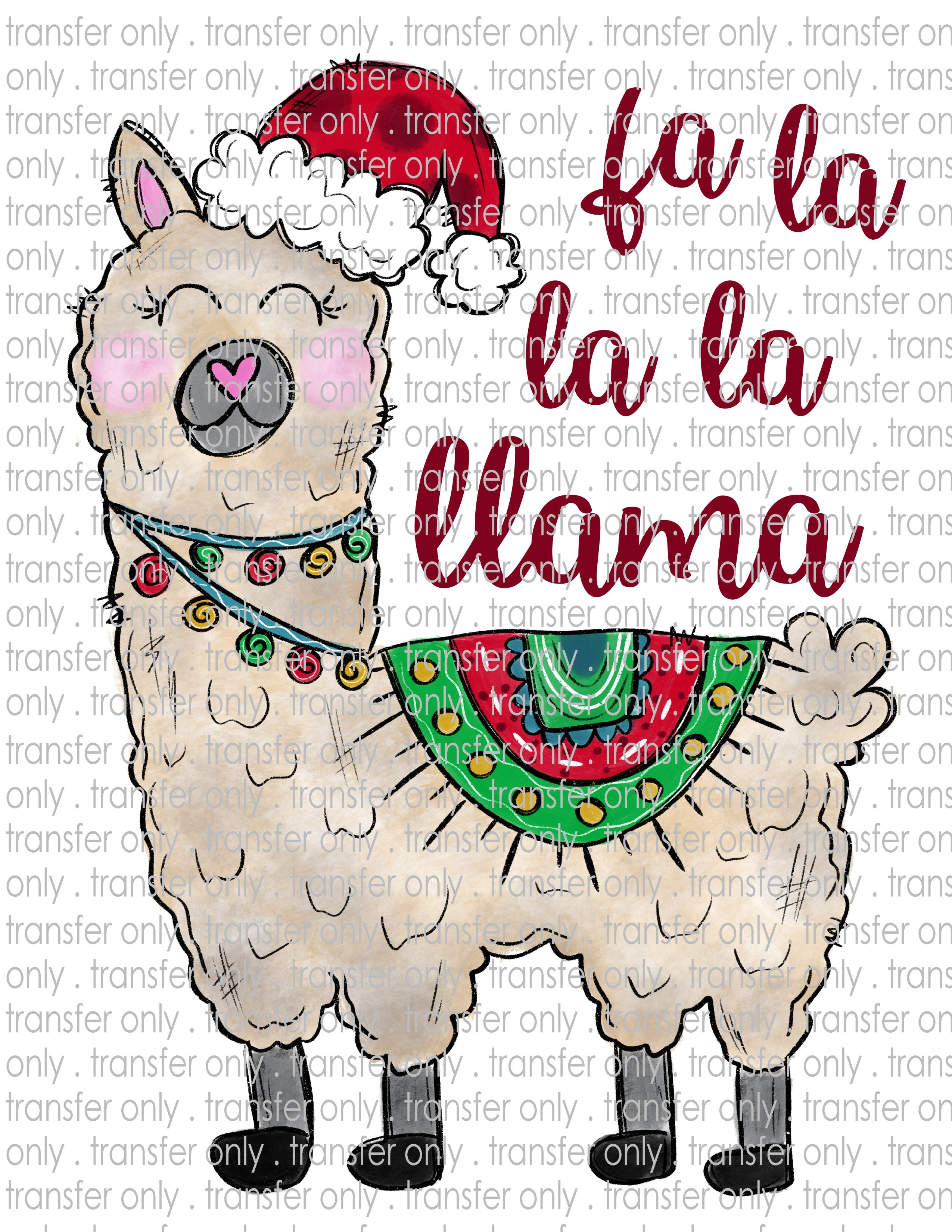 Waterslide, Sublimation Transfers - Christmas