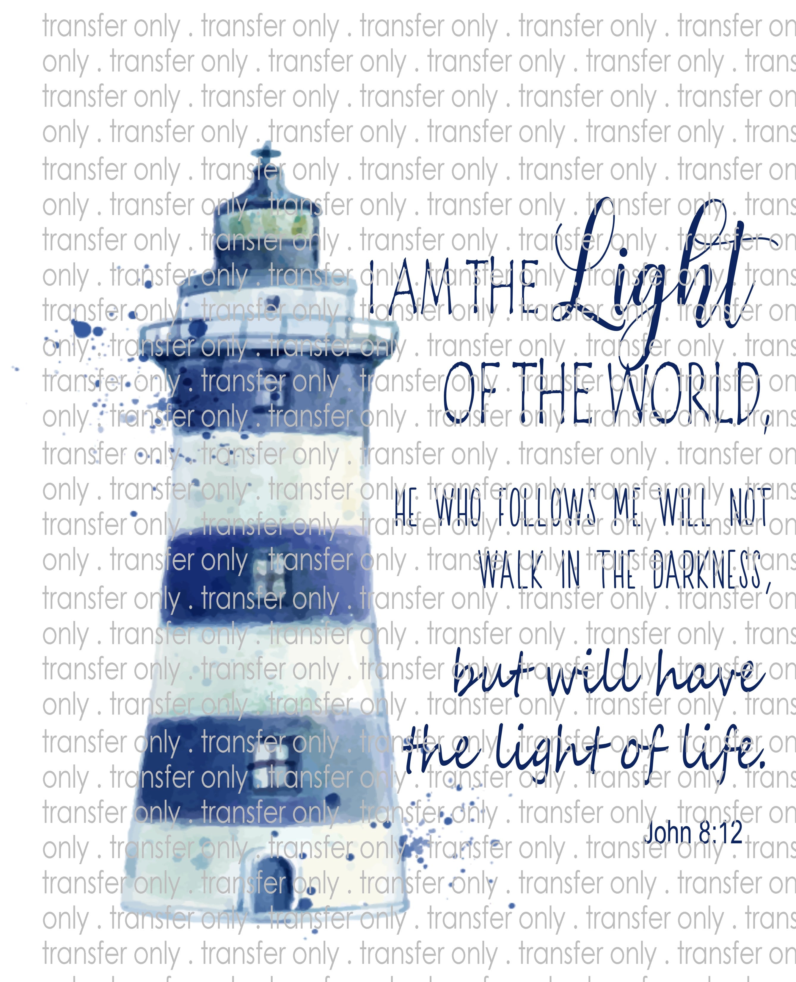 Waterslide, Sublimation Transfers - Religious