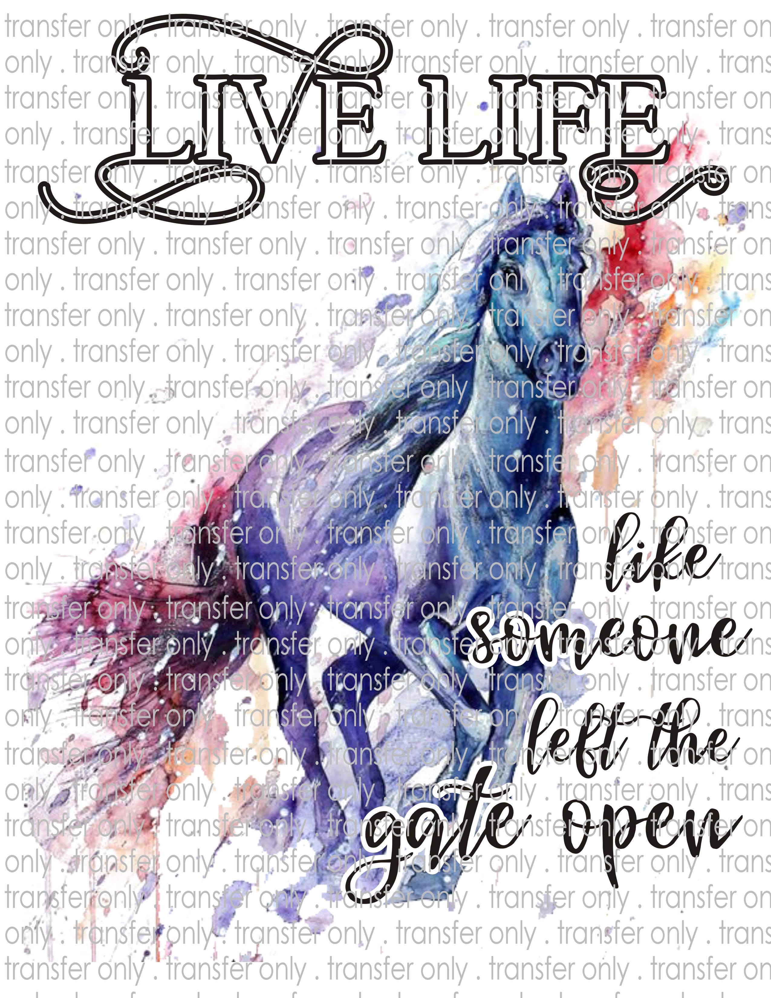 Waterslide, Sublimation Transfers - Country