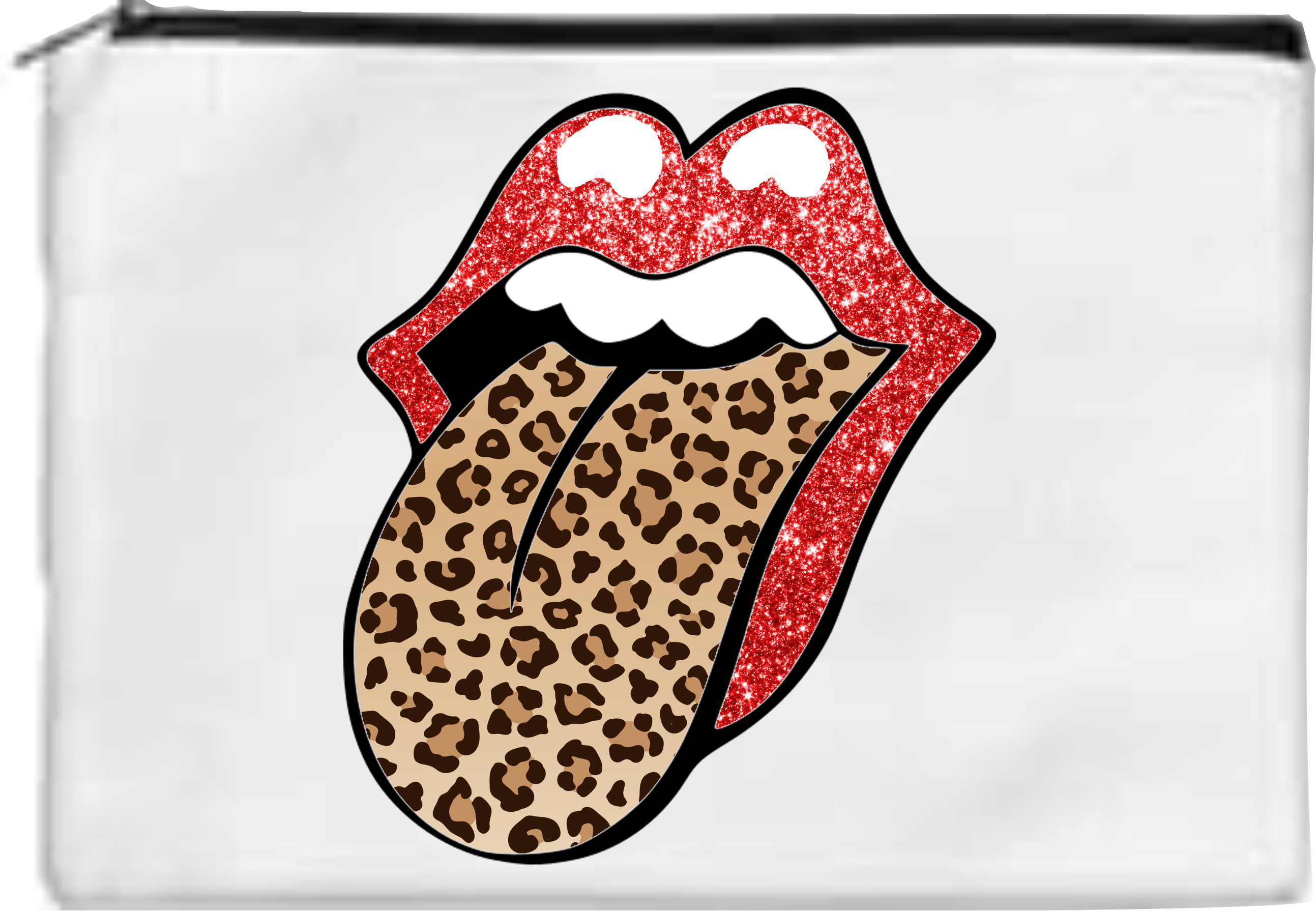 Leopard Tongue - Toiletry/Makeup Bag - Sublimation Transfer