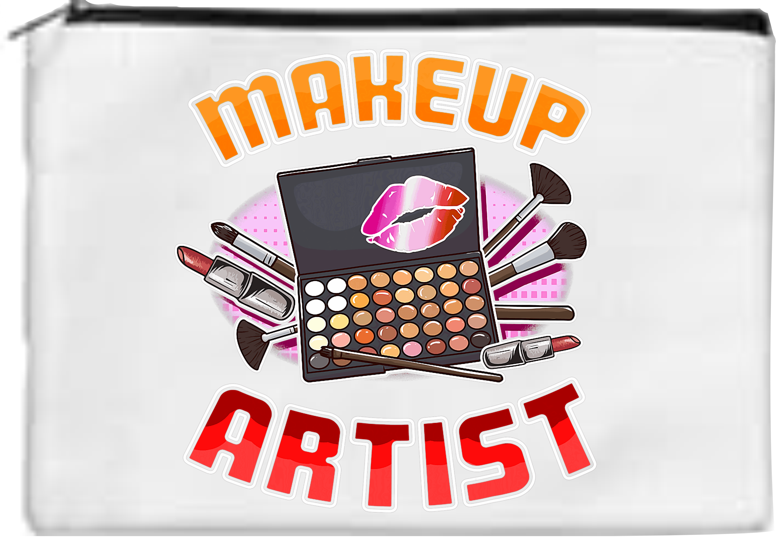 Makeup Artist - Toiletry/Makeup Bag - Sublimation Transfer