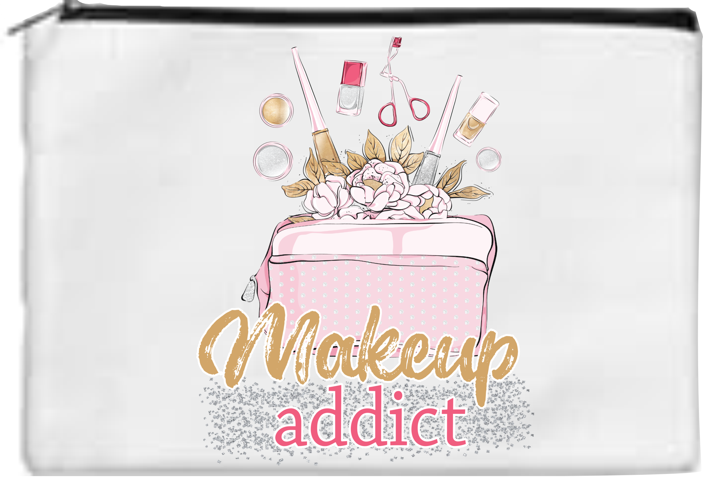 Makeup Addict - Toiletry/Makeup Bag - Sublimation Transfer