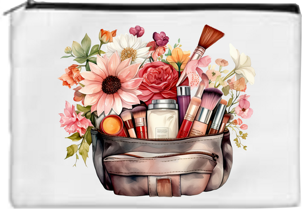 Floral - Toiletry/Makeup Bag - Sublimation Transfer