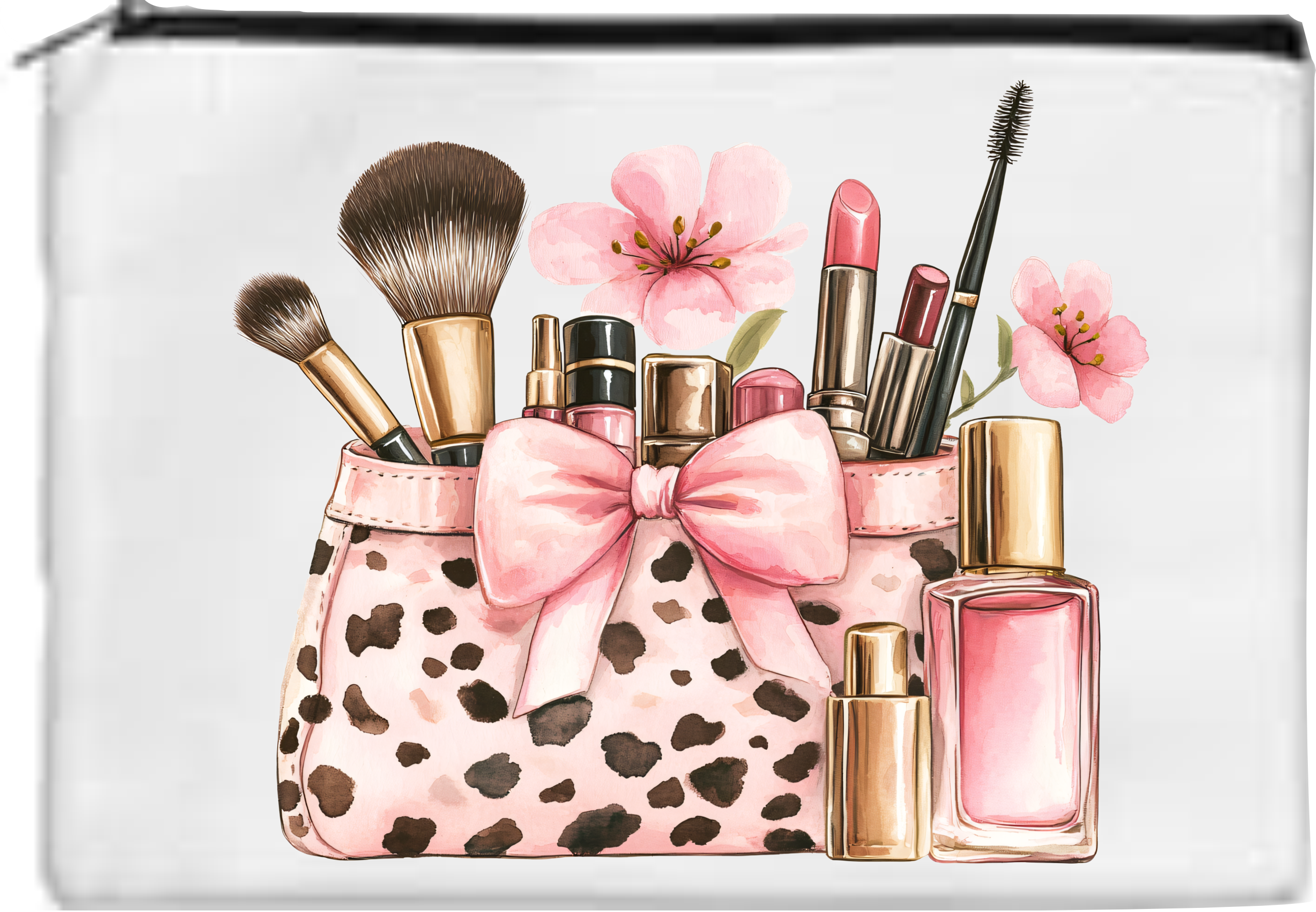 Floral - Toiletry/Makeup Bag - Sublimation Transfer