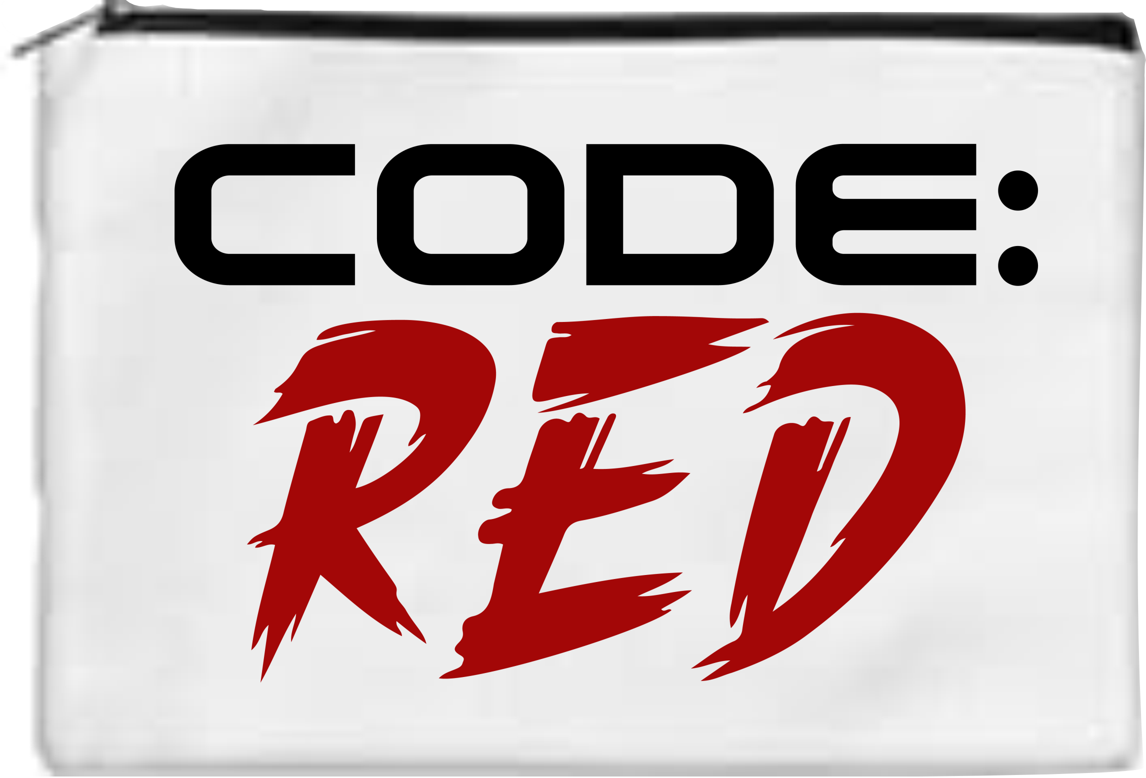 Code: Red - Toiletry/Makeup Bag - Sublimation Transfer