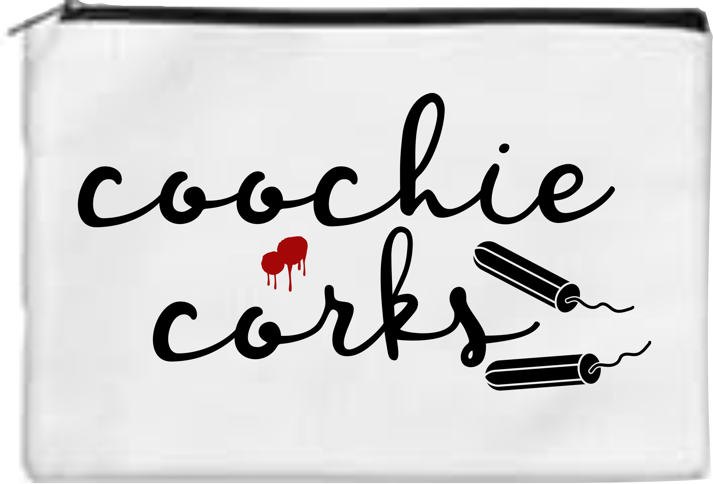 Coochie Corks - Toiletry/Makeup Bag - Sublimation Transfer