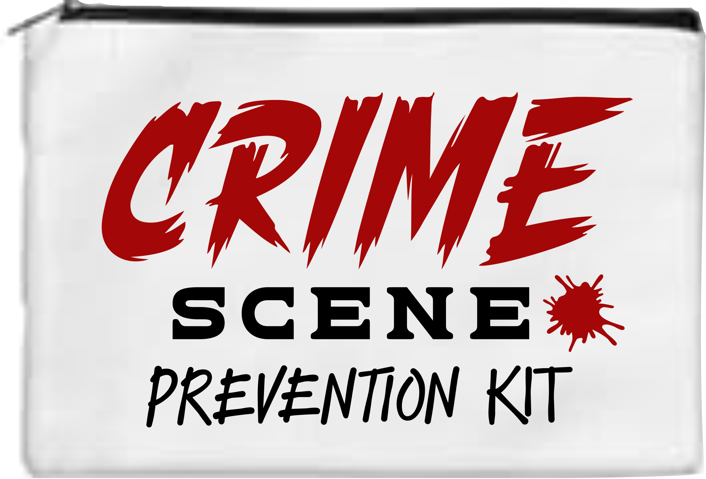 Crime Scene Prevention Kit  - Toiletry/Makeup Bag - Sublimation Transfer