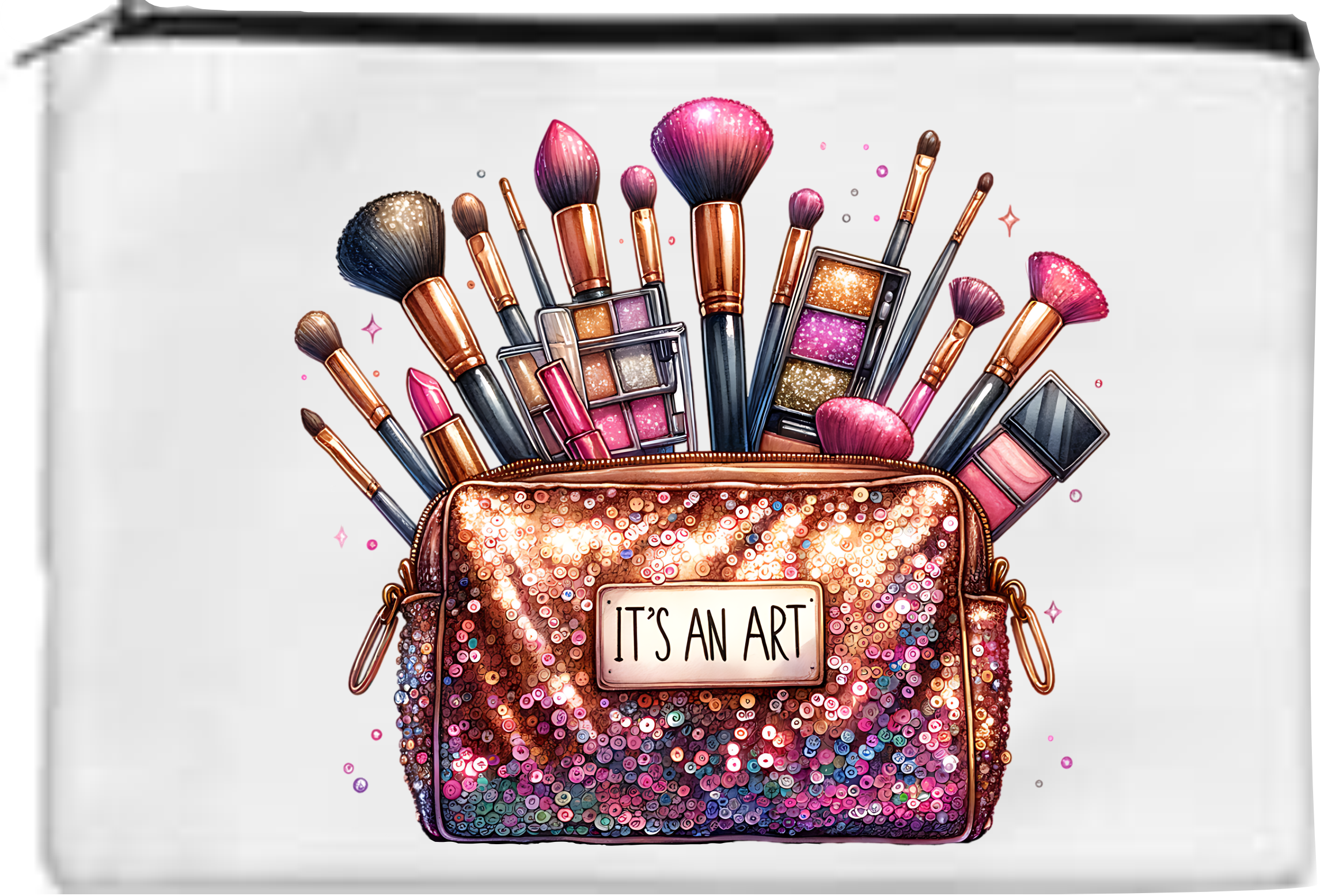 It's An Art - Toiletry/Makeup Bag - Sublimation Transfer