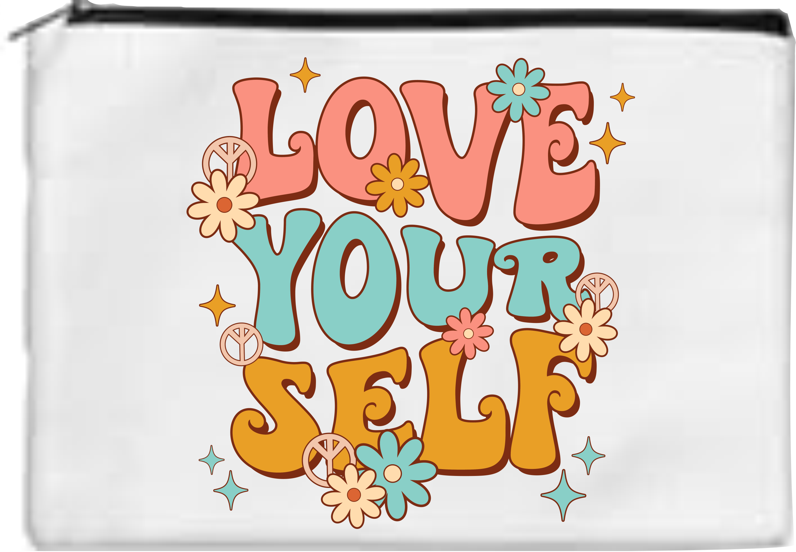 Love Yourself - Toiletry/Makeup Bag - Sublimation Transfer