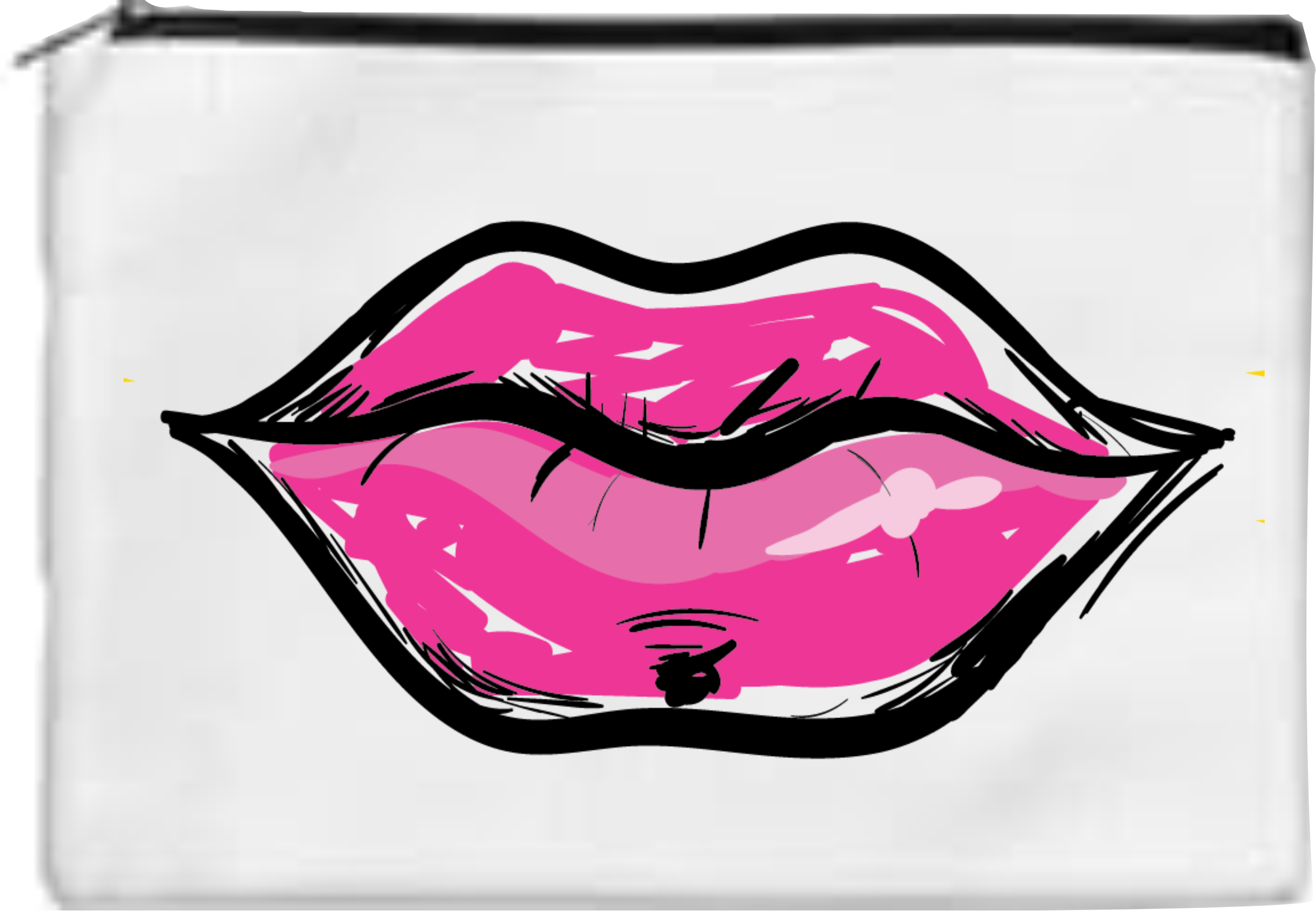 Lips - Toiletry/Makeup Bag - Sublimation Transfer