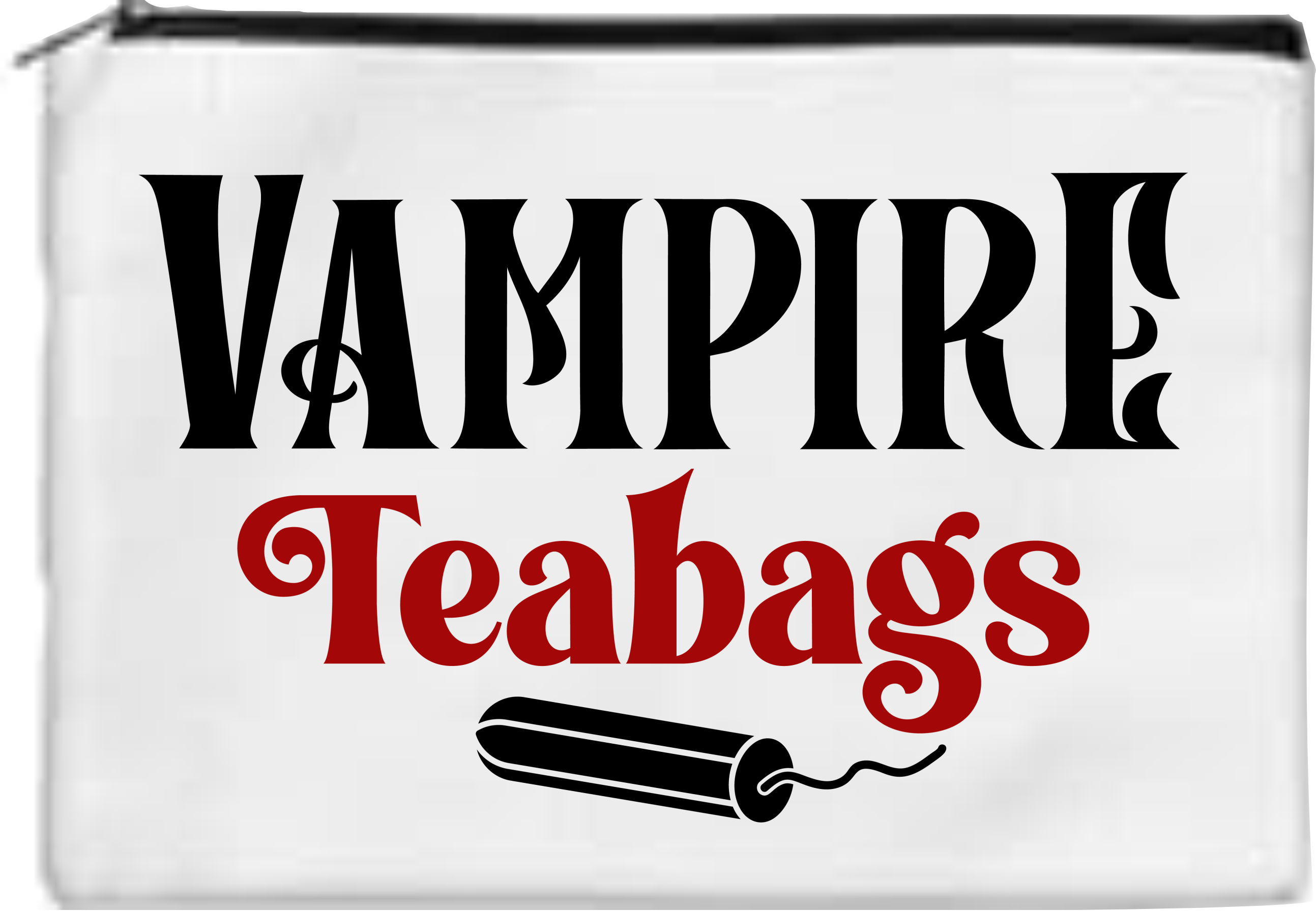 Vampire Tea Bags - Toiletry/Makeup Bag - Sublimation Transfer