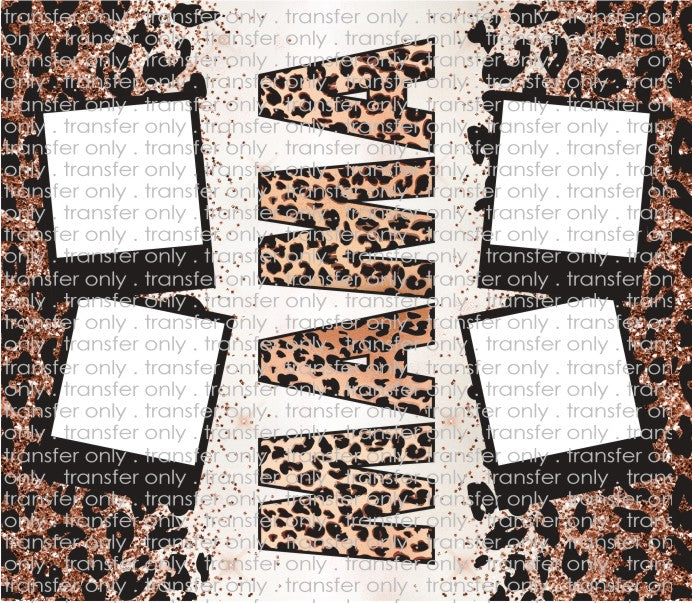 Mama - Add Your Own Photos - Sublimation Tumbler Wrap