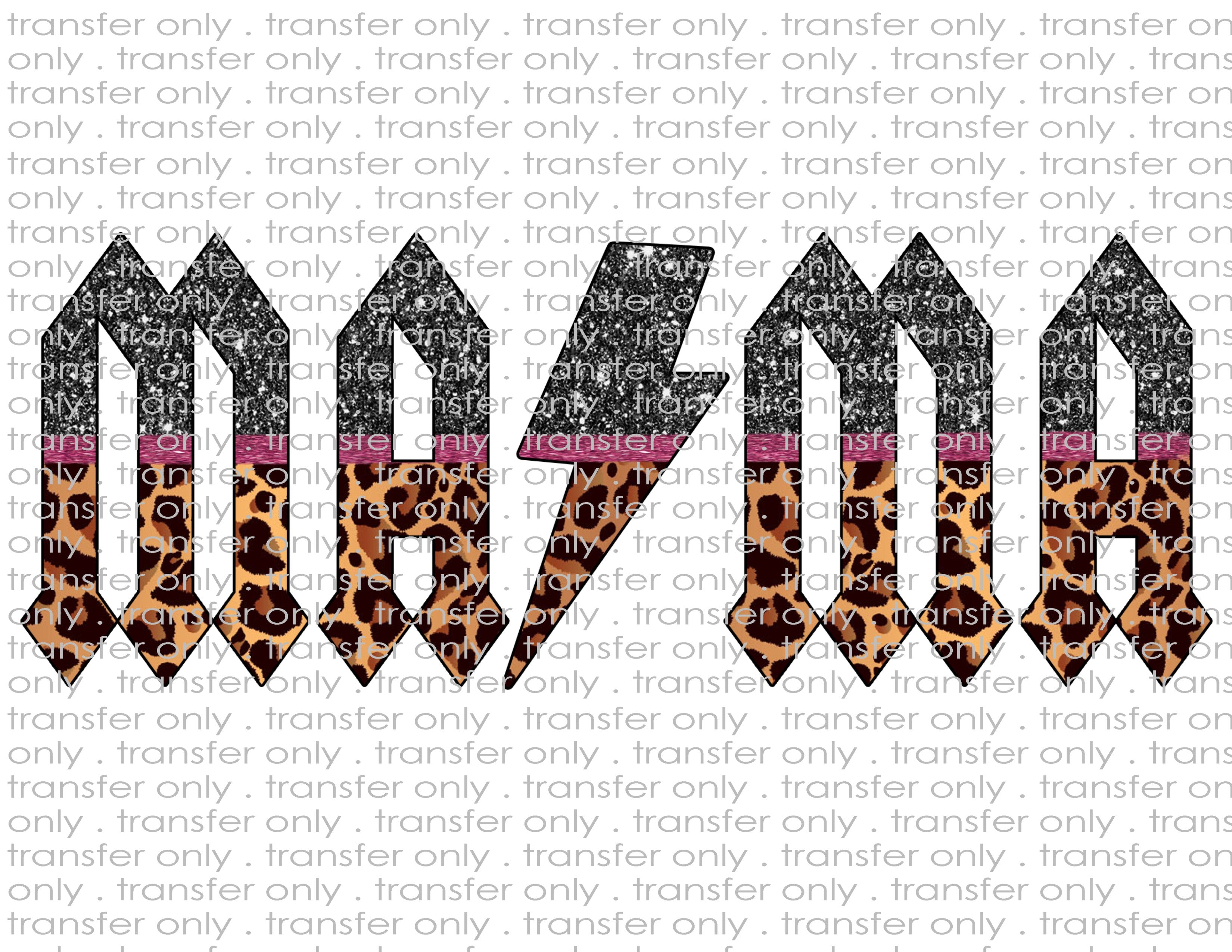 Mama - Waterslide, Sublimation Transfers