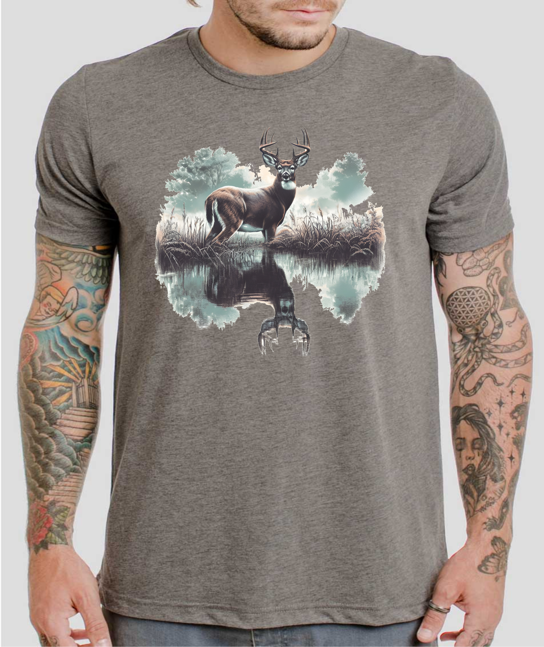 Deer Reflection - DTF Transfer