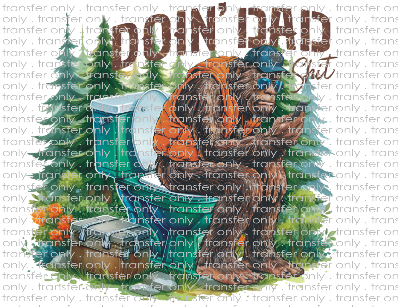 Doing Dad Shit - Waterslide, Sublimation Transfers