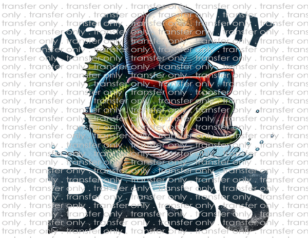 Kiss My Bass - Waterslide, Sublimation Transfers