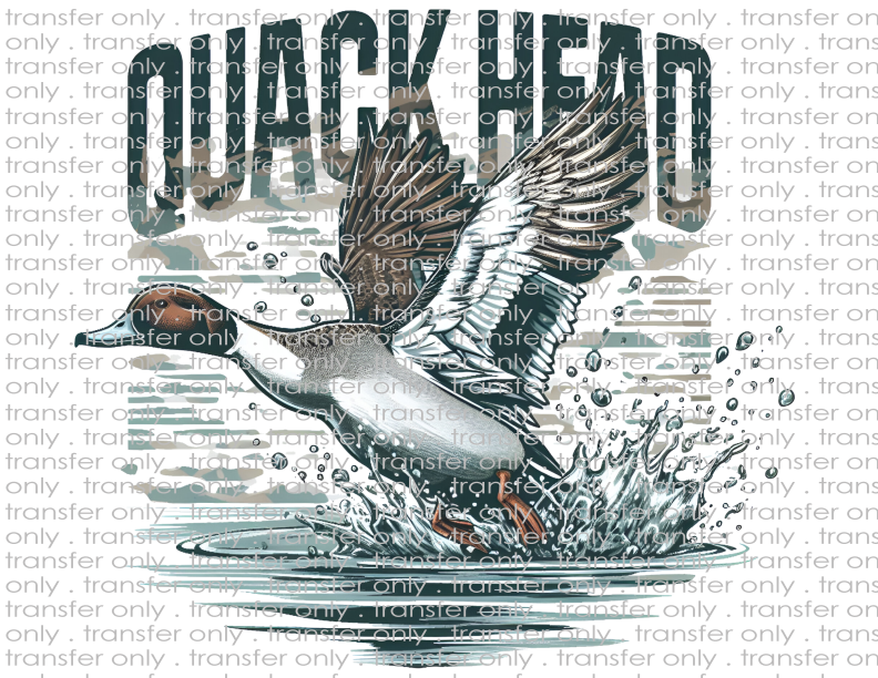 Quack Head - Waterslide, Sublimation Transfers