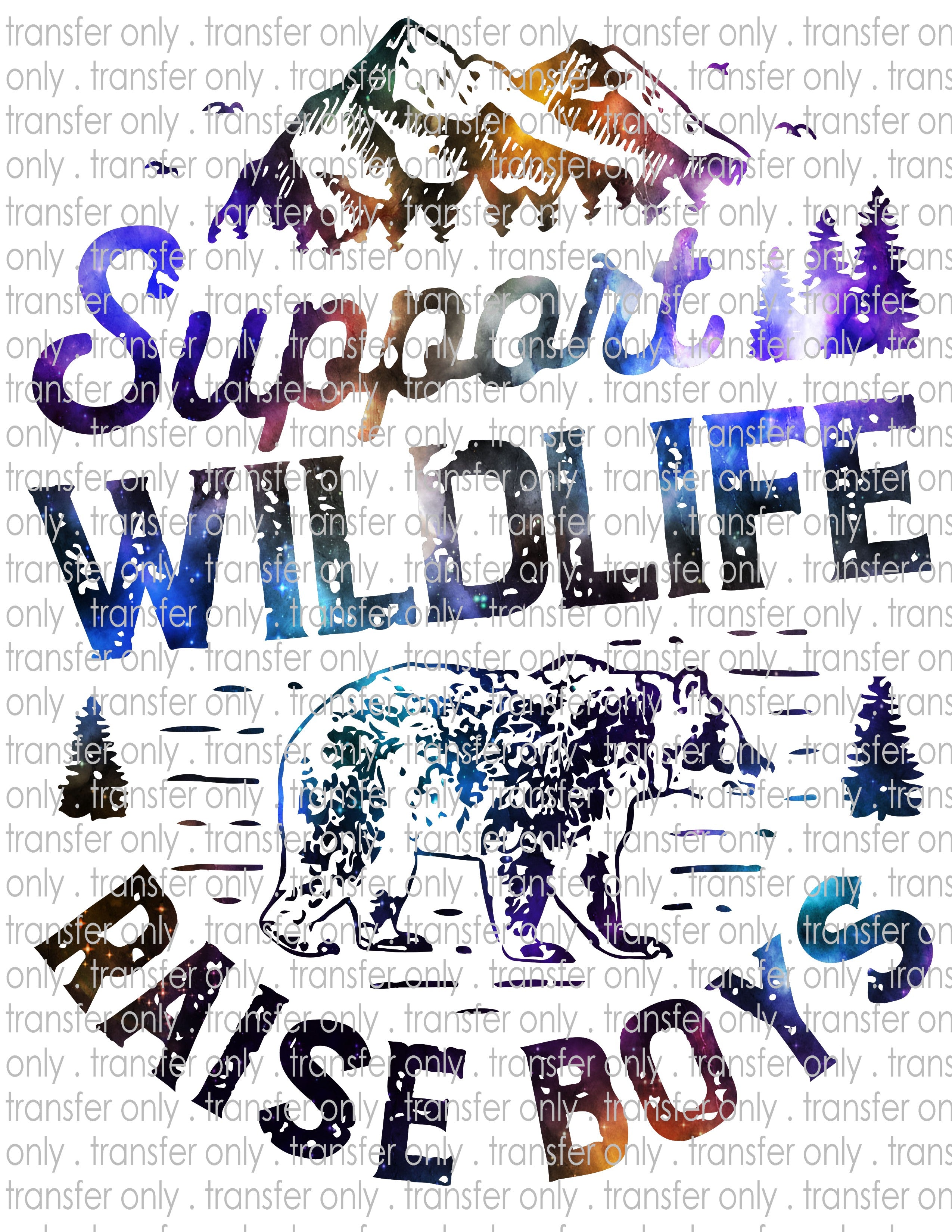 Waterslide, Sublimation Transfers - Miscellaneous