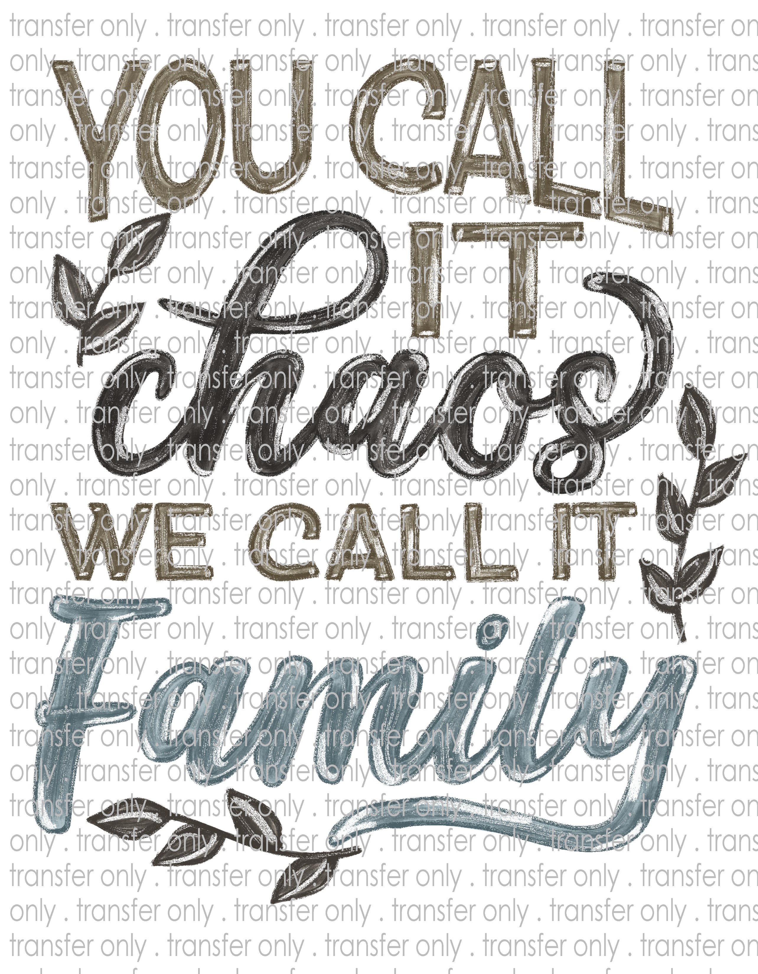 Southern Chalk Style - Waterslide, Sublimation Transfers