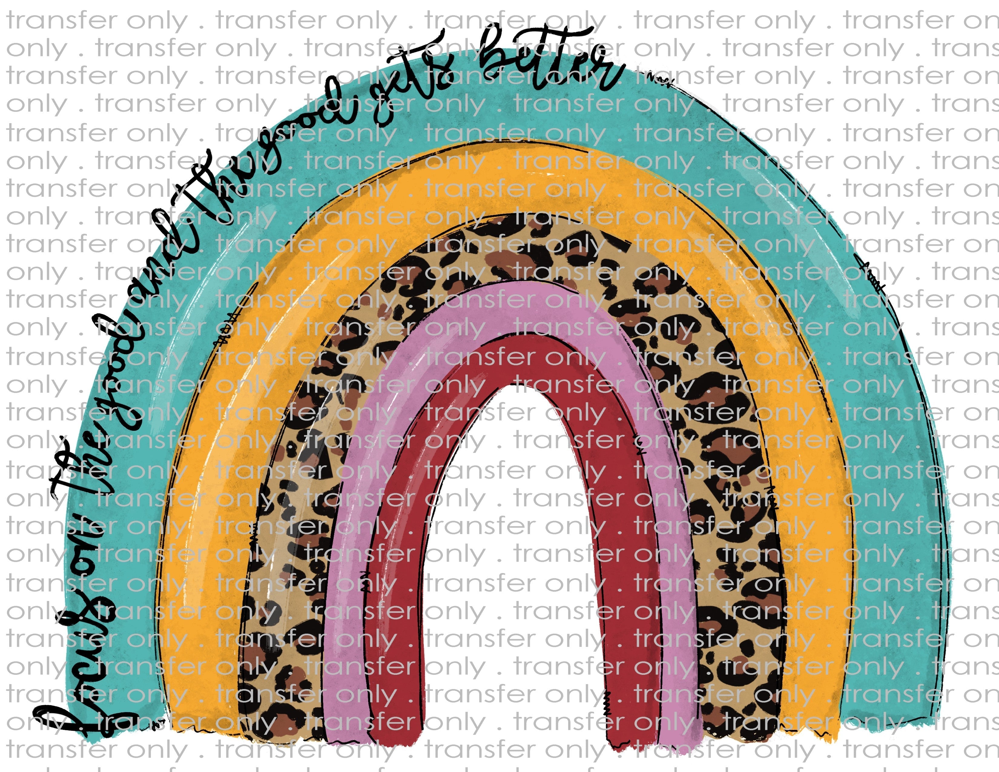 Focus On The Good - Waterslide, Sublimation Transfers