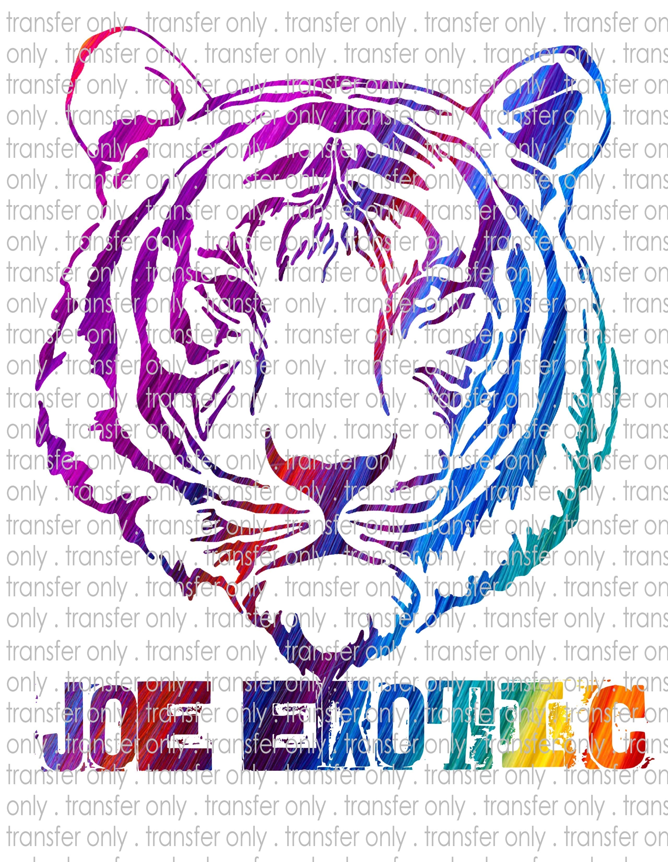 Joe Exotic - Waterslide, Sublimation Transfers