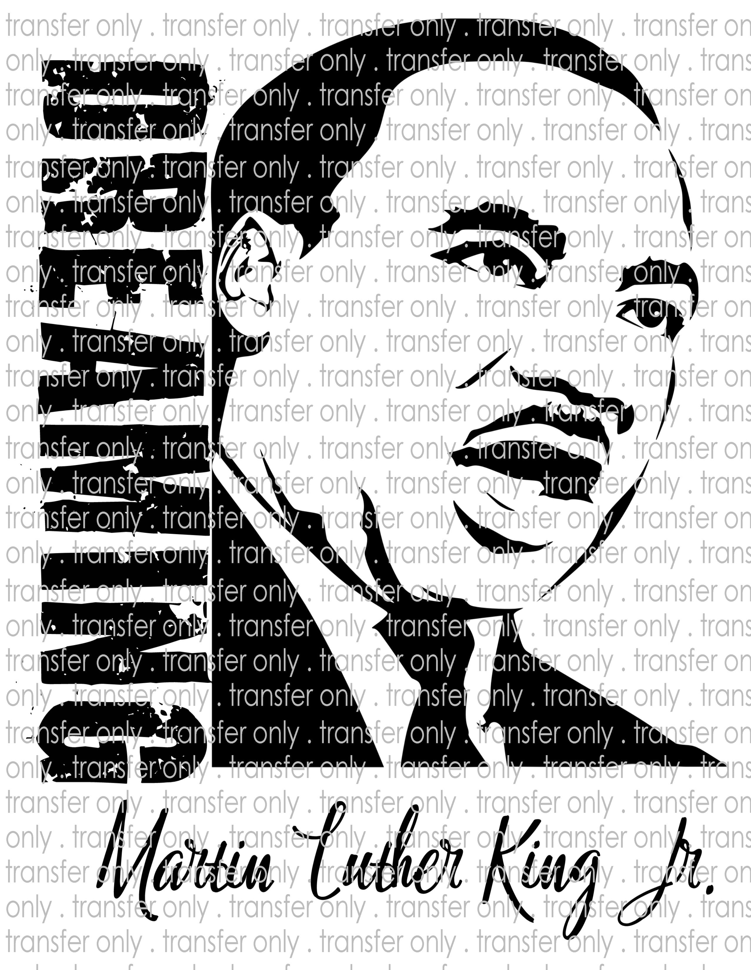 MLK, Jr. - Waterslide, Sublimation Transfers