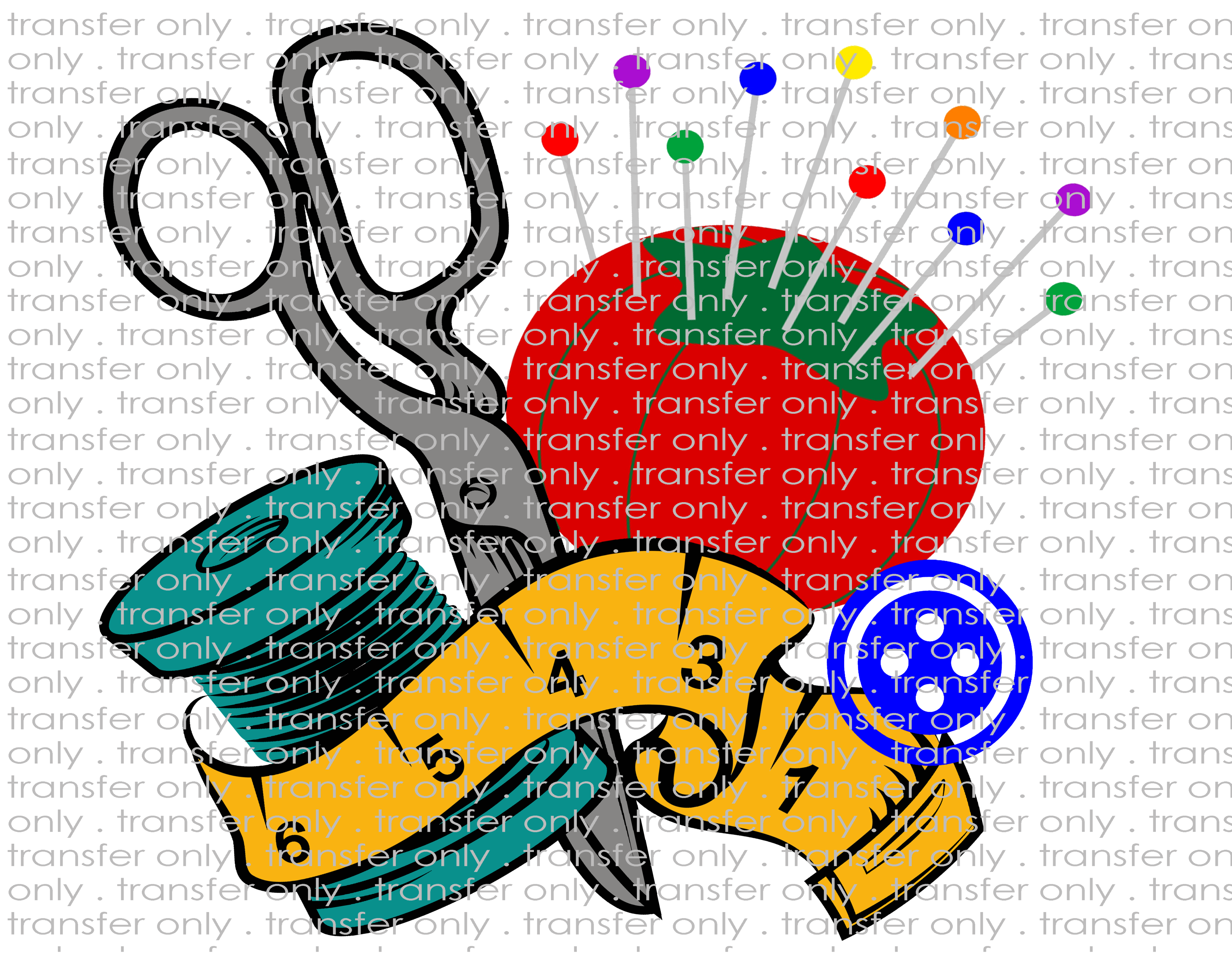 Sewing Supplies - Waterslide, Sublimation Transfers