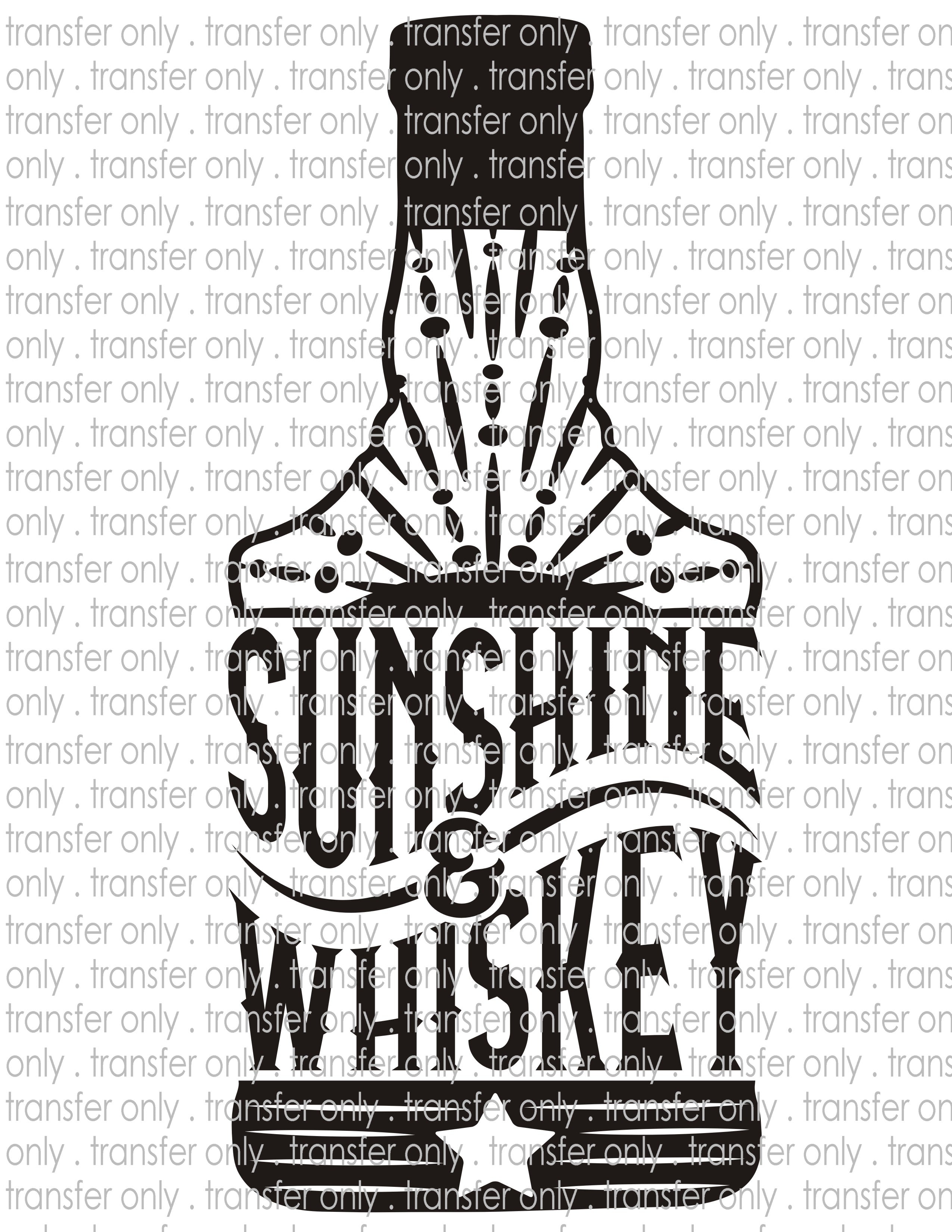 Sunshine & Whiskey - Waterslide, Sublimation Transfers
