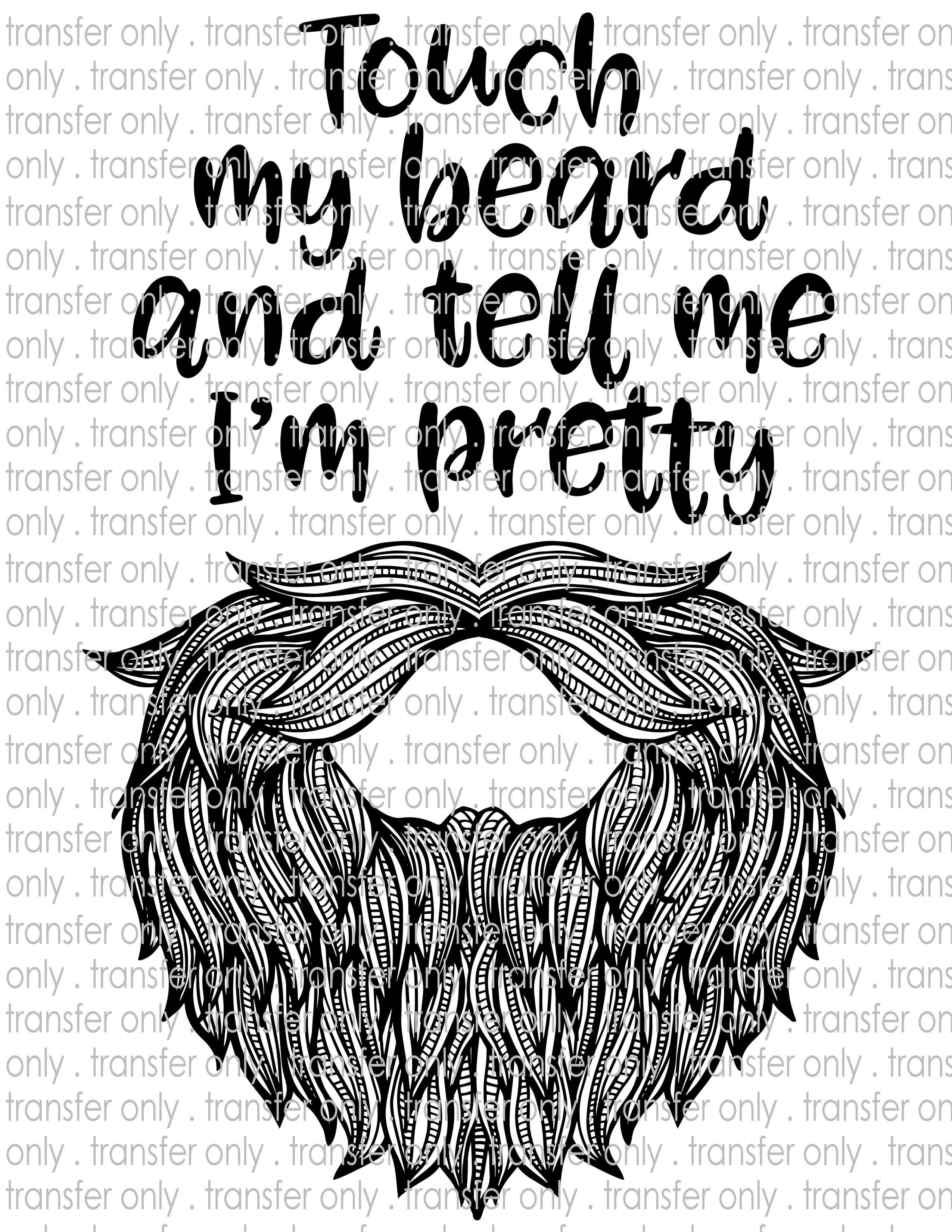 Touch Beard - Waterslide, Sublimation Transfers