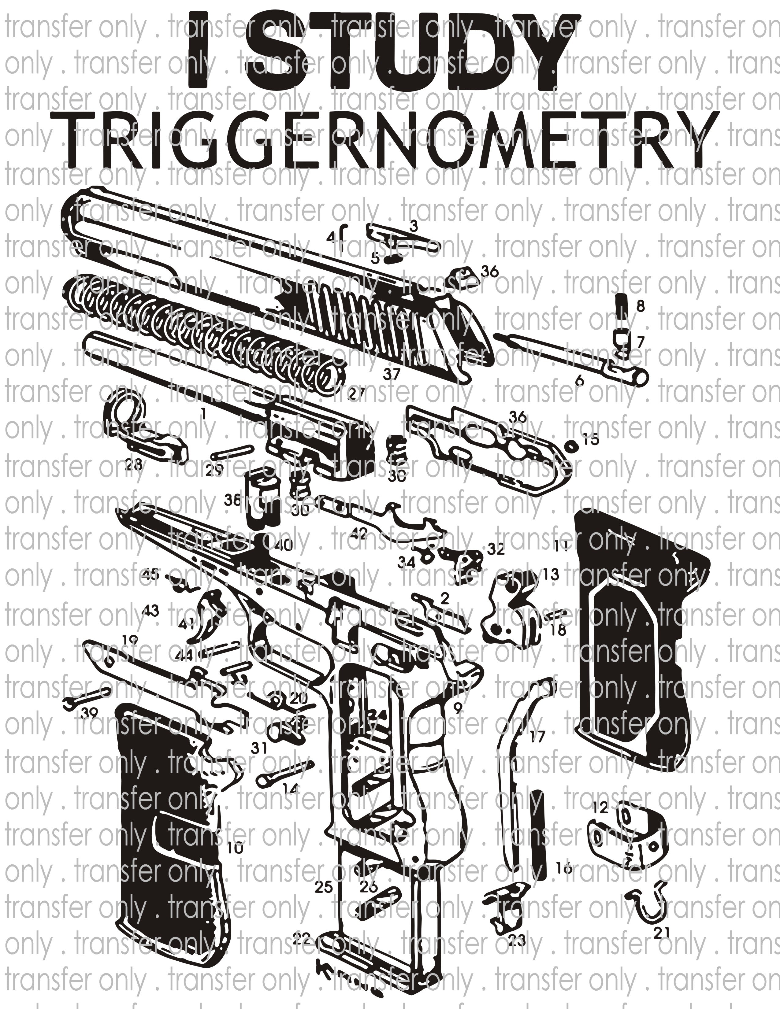 Triggernometry - Waterslide, Sublimation Transfers