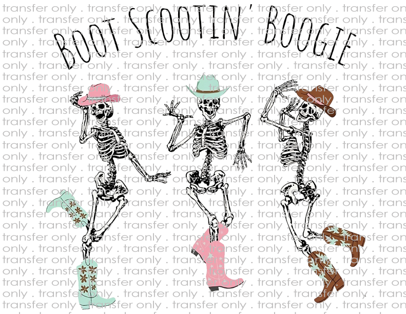 Boot Scootin' Boogie - Waterslide, Sublimation Transfers