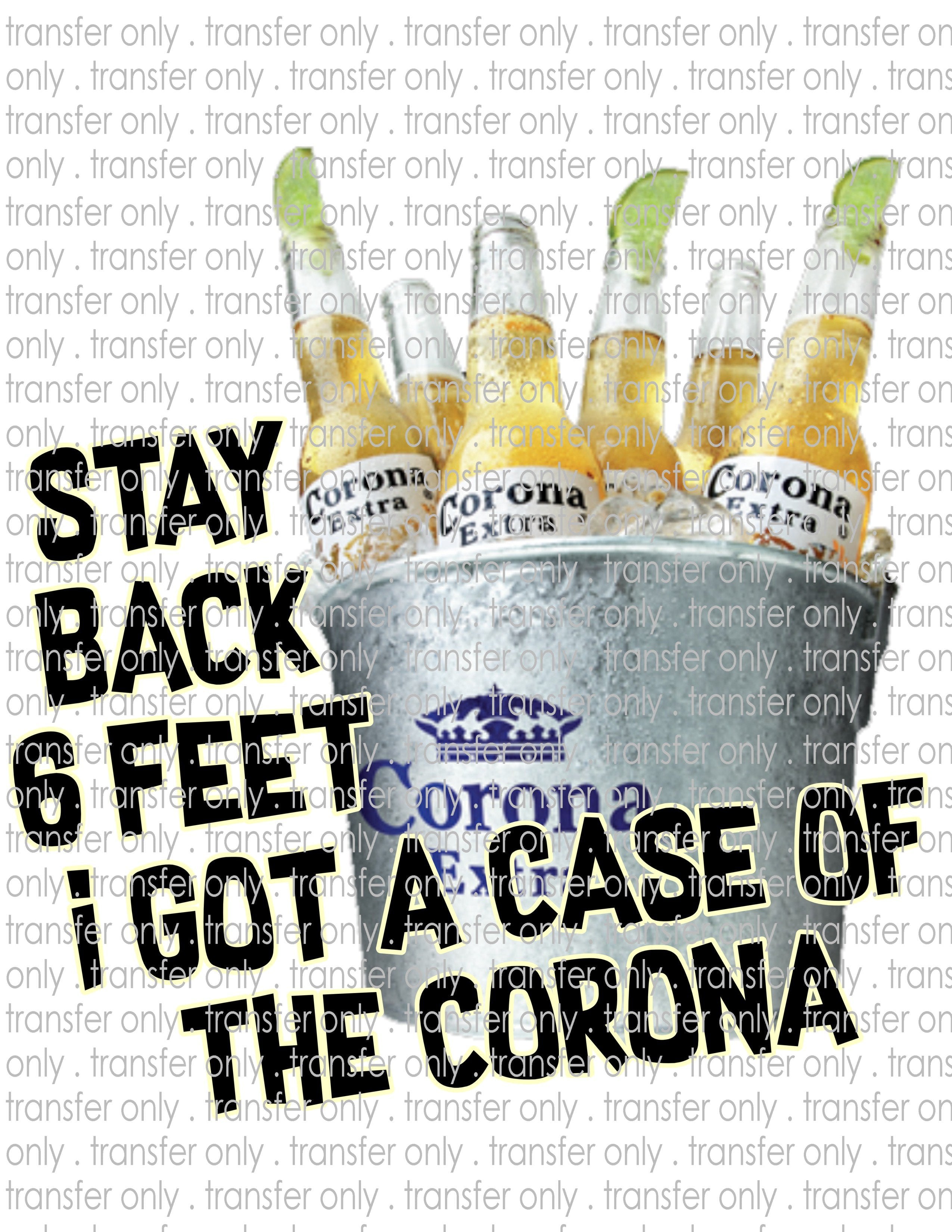 Case of Corona - Waterslide, Sublimation Transfers