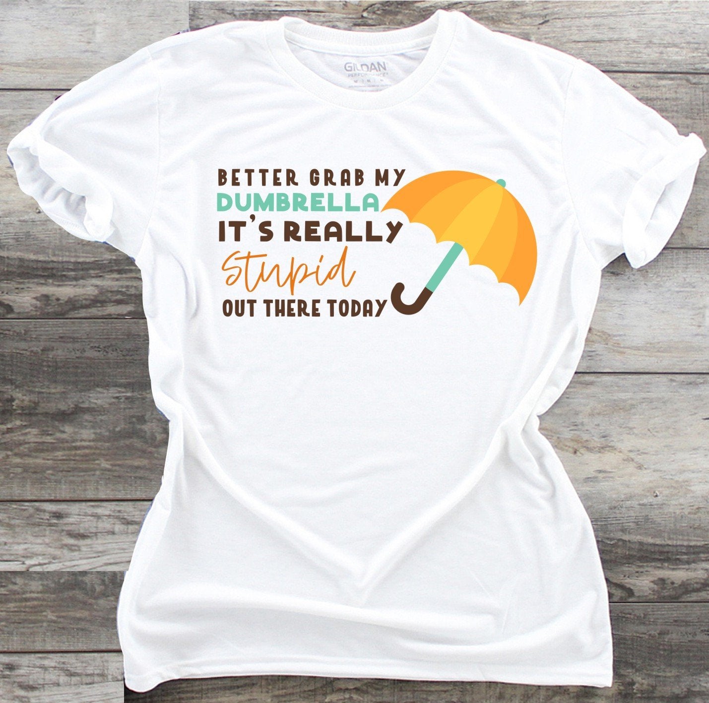 Sarcastic Dimbrella - Waterslide, Sublimation Transfers