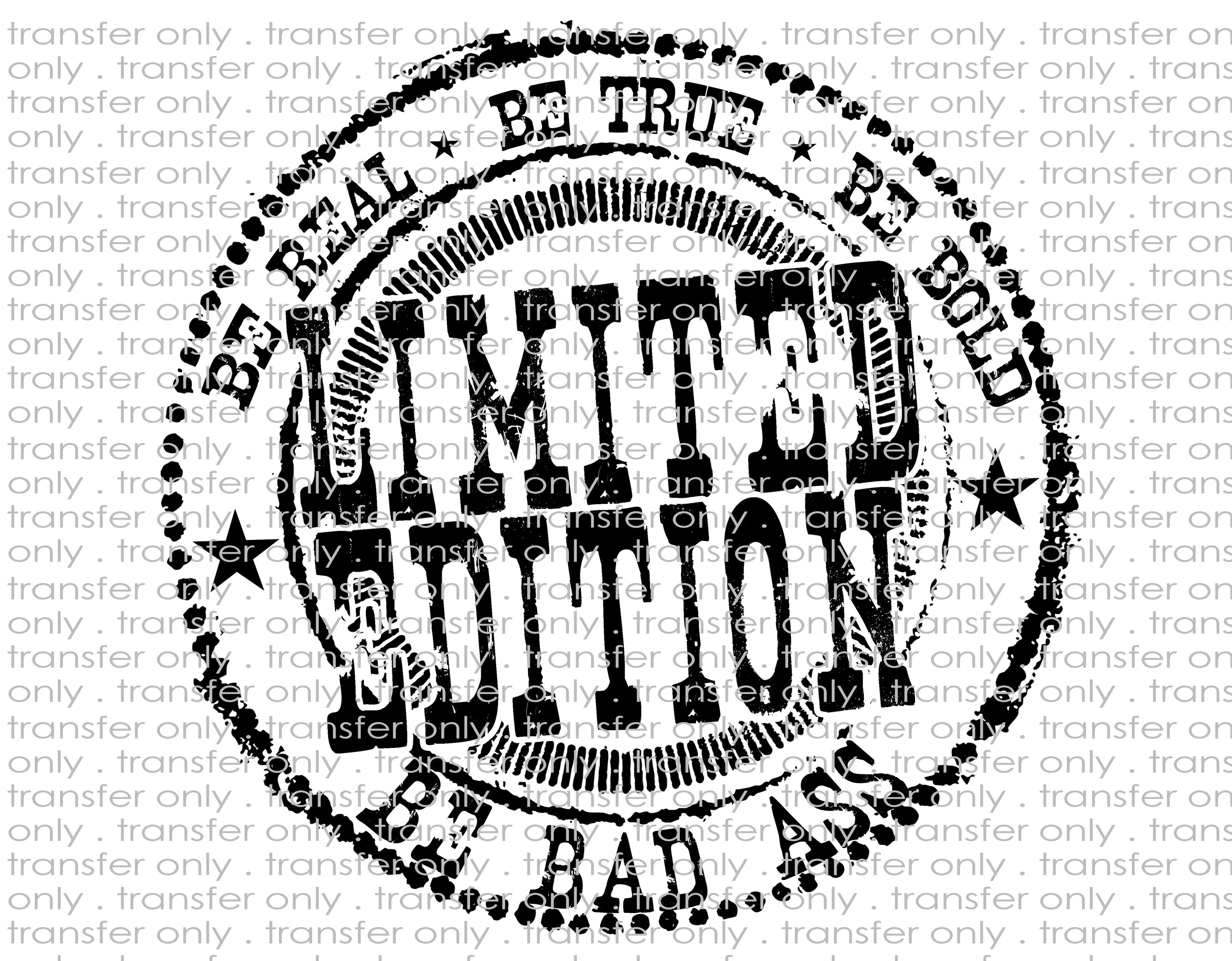 Limited Edition - Waterslide, Sublimation Transfers