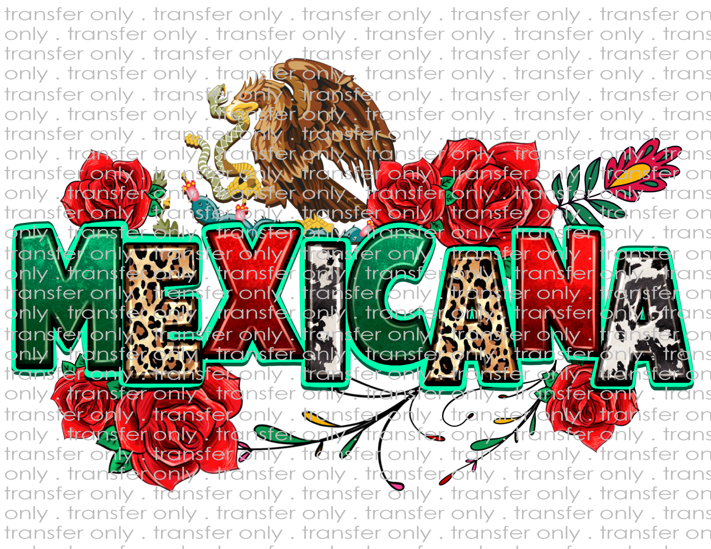 Mexicana - Waterslide, Sublimation Transfers