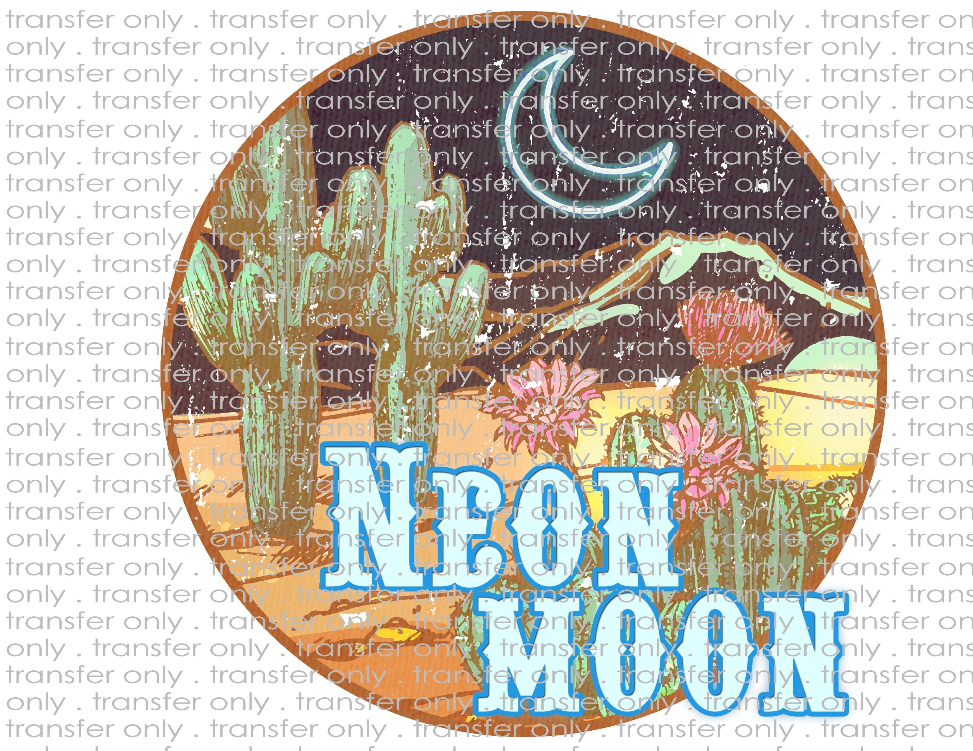 Neon Moon - Waterslide, Sublimation Transfers