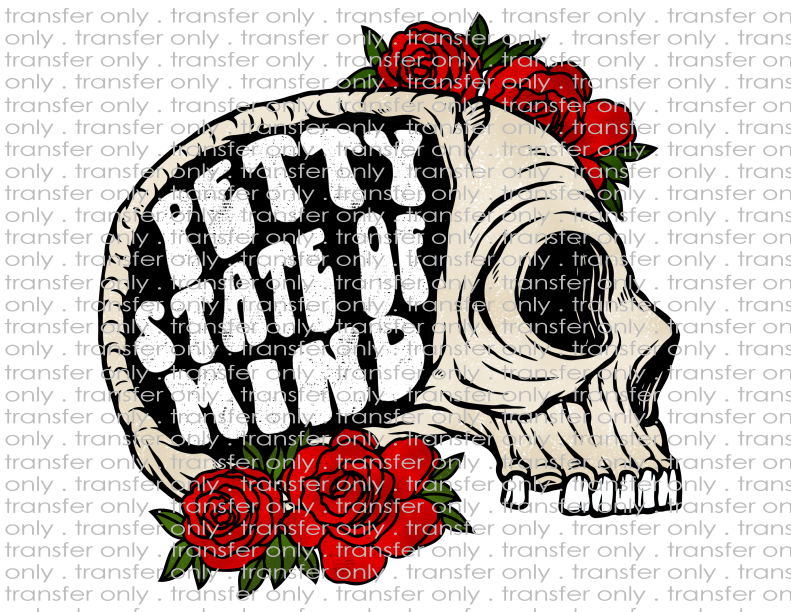 Petty State of Mind - Waterslide, Sublimation Transfers