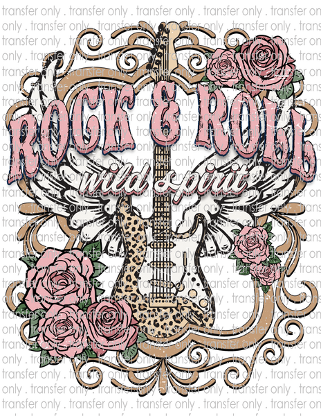 Rock & Roll Wild Spirit - Waterslide, Sublimation Transfers