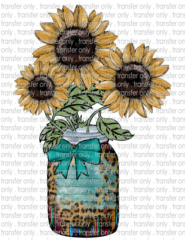 Sunflower Vase - Waterslide, Sublimation Transfers